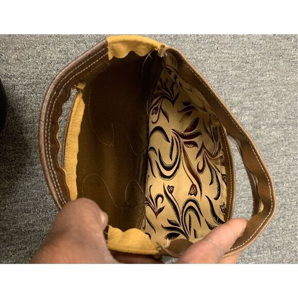 Vintage Leather Clutch Bag - Picture 5 of 5